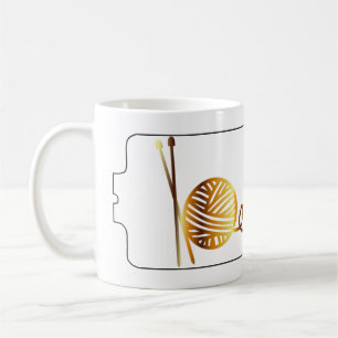 Knitting Fuel gold Coffee Mug