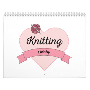 Knitting Hobby Calendar