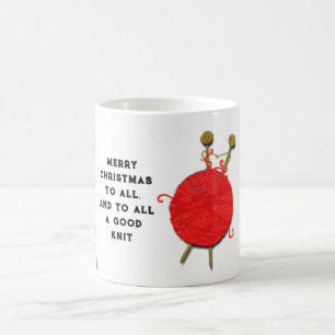 Knitting Holiday Gift Coffee Mug