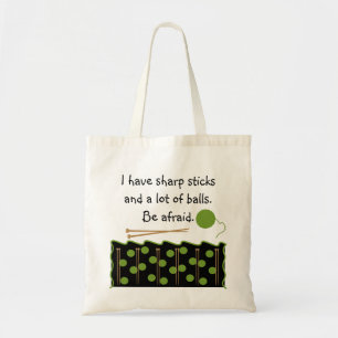 Knitting Humour Bag