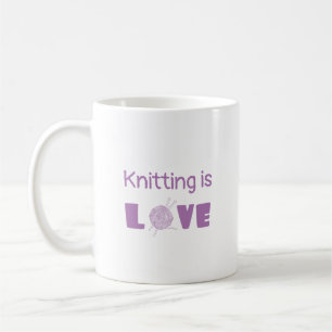 Knitting is Love Coffee Mug