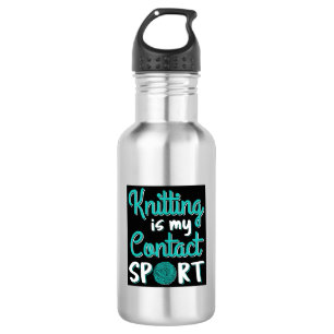 Knitting Is My Contact Sport 532 Ml Water Bottle