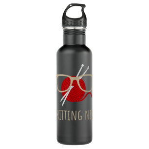 Knitting Is My Favorite Sport - Knitting Knitter C 710 Ml Water Bottle