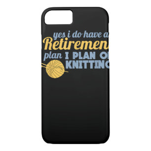 Knitting Is My Favourite Sport - Knitting Knitter  iPhone 8/7 Case