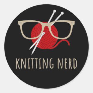 Knitting Is My Favourite Sport - Knitting Knitter  Classic Round Sticker