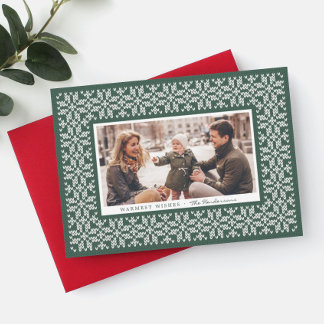 Knitting Joy Photo Card