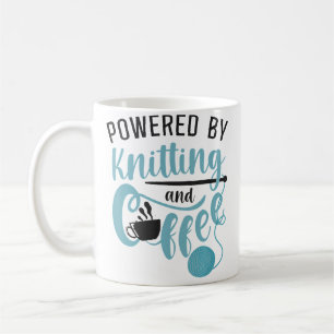 Knitting Knitter Coffee Powered By Knitting And Co Mug