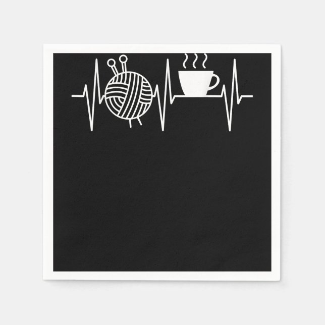 Knitting Knitter Mum Best Knitting Mum Ever Premiu Napkin (Front)