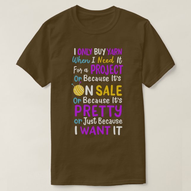 Knitting Knitting Wool 2 T-Shirt (Design Front)