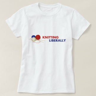 Knitting Liberally Fitted T-Shirt #1