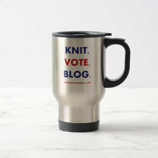 Knitting Liberally Travel Mug