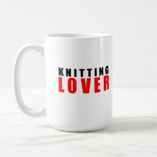 Knitting lover coffee mug