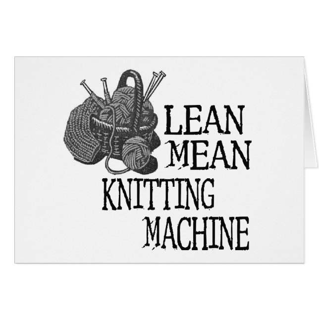 Knitting Machine (Front Horizontal)