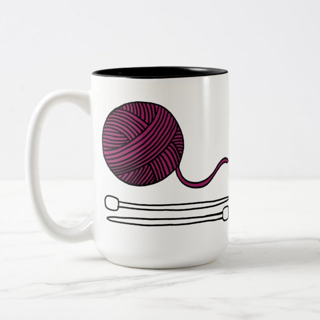 Knitting Mug (Left)