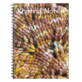 Knitting Notes book