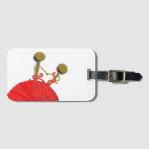 Knitting Novelty Gift Luggage Tag