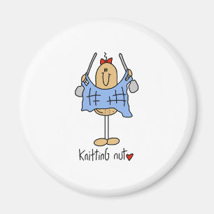 Knitting Nut Magnet