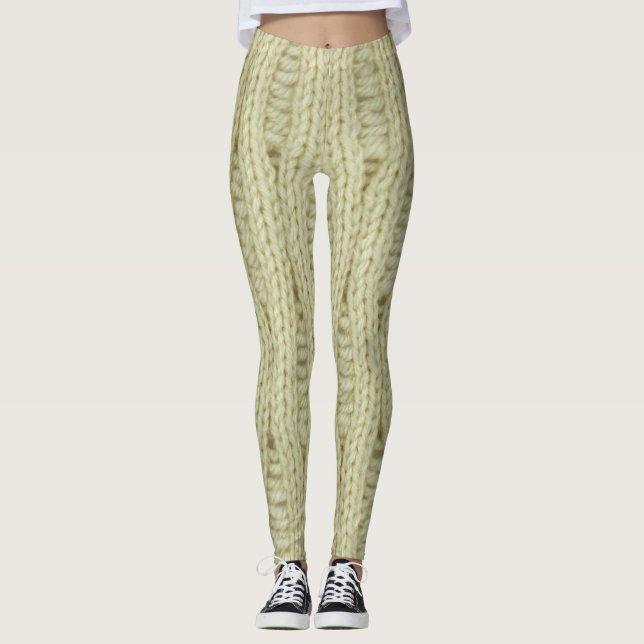 Knitting Pattern Leggings (Front)