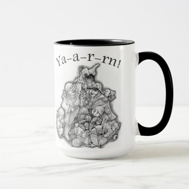 Knitting Pirates Mug (Right)