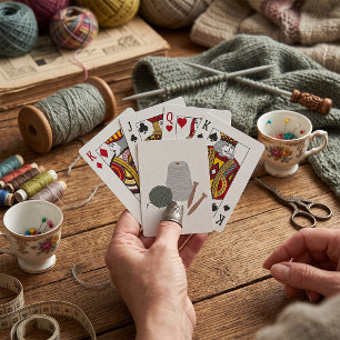 Knitting Playing Cards