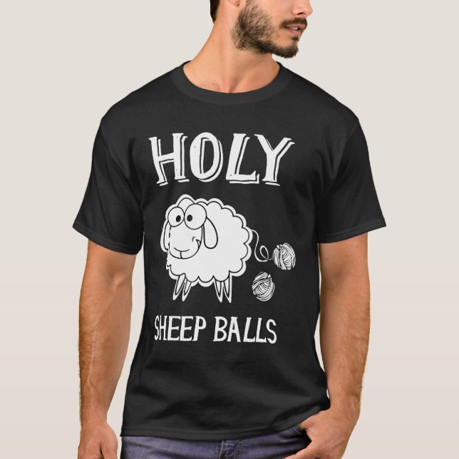 Knitting Quotes Shirts for Knitter Sheep Funny She (Front)