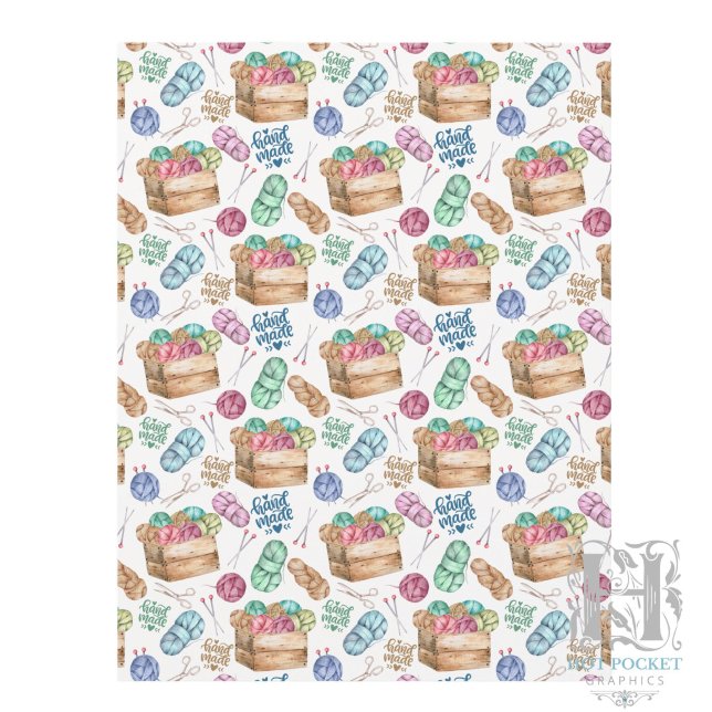 Knitting Scrapbook Paper (Creator Uploaded)