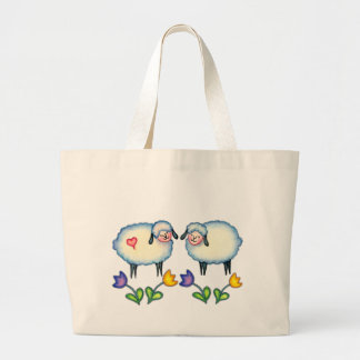KNITTING SHEEP BAG by SHARON SHARPE