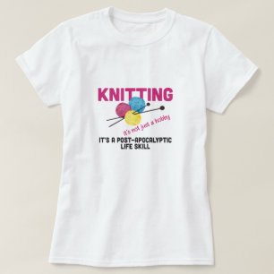 Knitting Skills Women's Basic T-Shirt