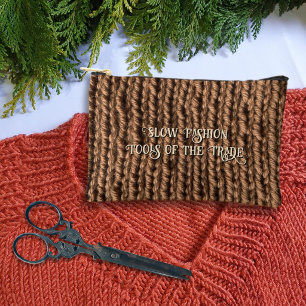Knitting Slow Fashion Tools Custom Accessory Pouch