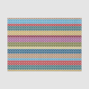 Knitting Stitch Stripes  Tissue Paper