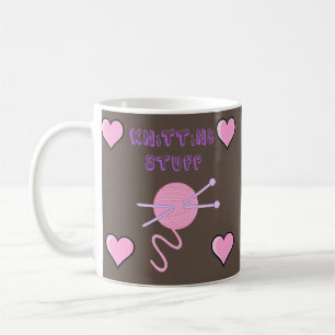 Knitting Stuff Arts and Crafts and Trinkets Coffee Mug