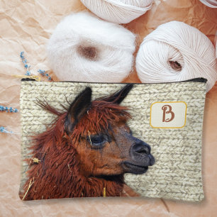 Knitting Supplies Alpaca Monogram Accessory Pouch