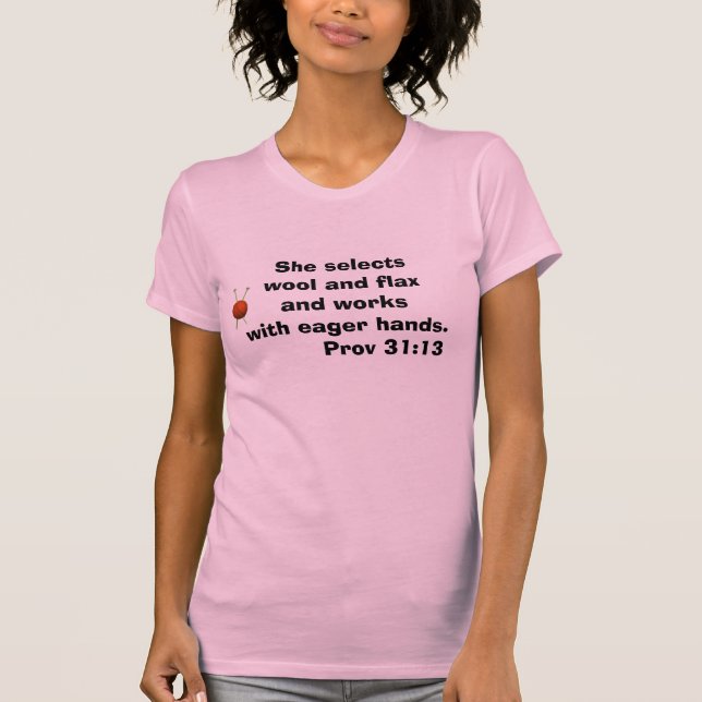 Knitting T-Shirt (Front)