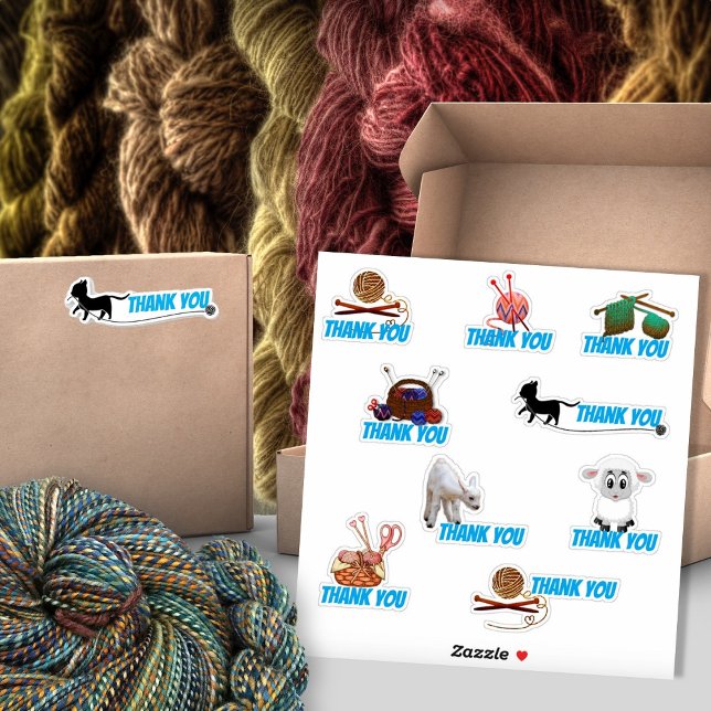 Knitting Themed Customer Thank You (Creator Uploaded)