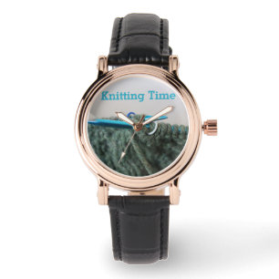 Knitting Time Joke Watch