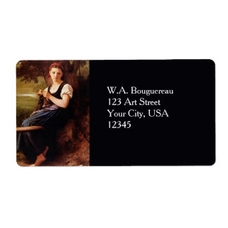 Knitting Woman by William-Adolphe Bouguereau