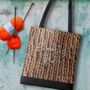 Knitting Wool Bag Personalized
