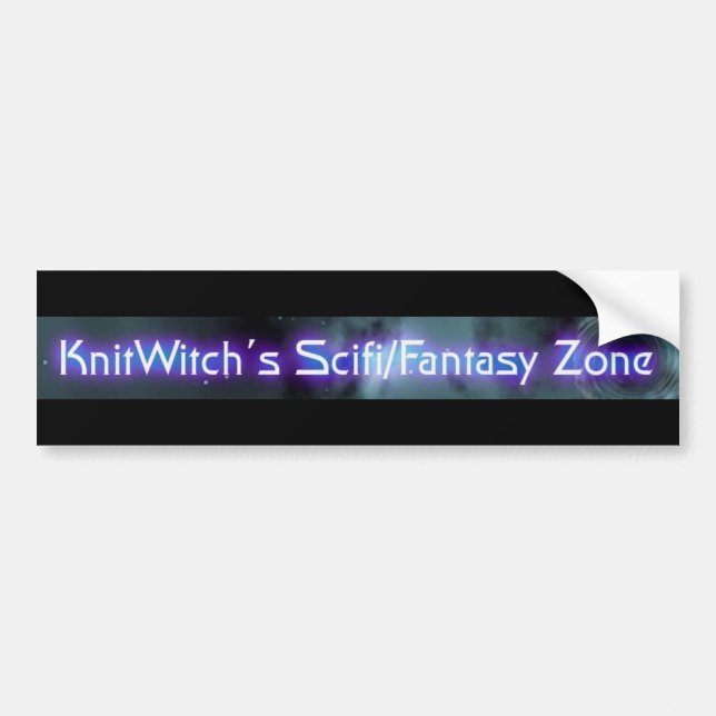KnitWitch Bumper sticker (Front)
