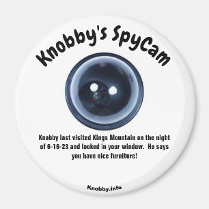 Knobby's SpyCam Kings Mountain Fun Refrigerator  Magnet