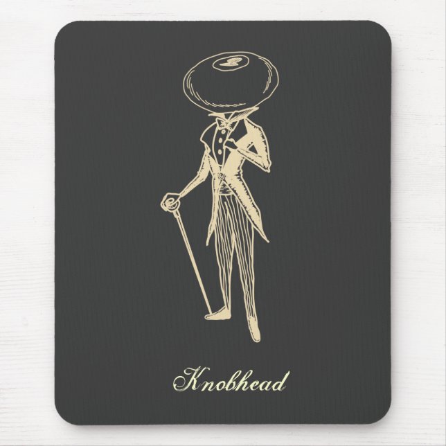 Knobhead Mouse Mat (Front)