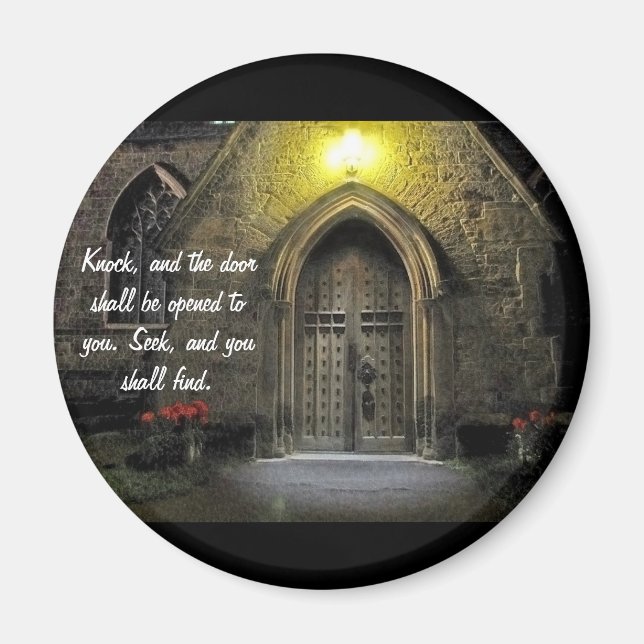 Knock and the Door Shall Be Opened (2) Magnet (Front)