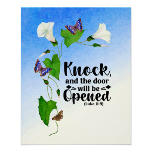 Knock and the door will be opened poster