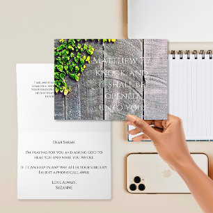 Knock And The Door Will Open Get Well  Card