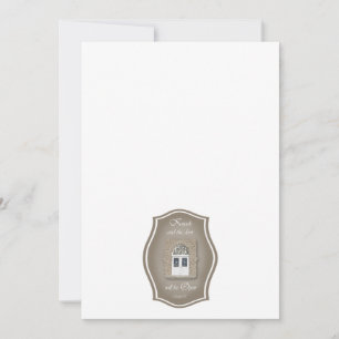 Knock and the Door will Open Invitation