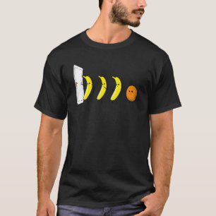 Knock Knock 3 Bananas 1 Orange Funny T-Shirt