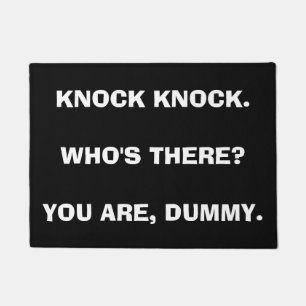 KNOCK KNOCK Funny Doormat - Customisable