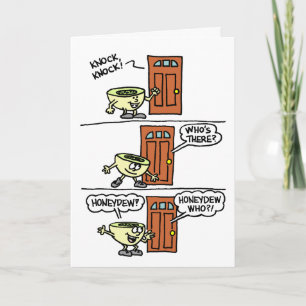 Knock Knock Honeydew Cute 10th Anniversary Card
