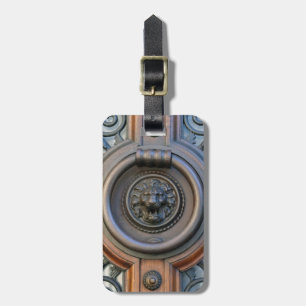 Knock Knock Lion Door Knocker Luggage Tag