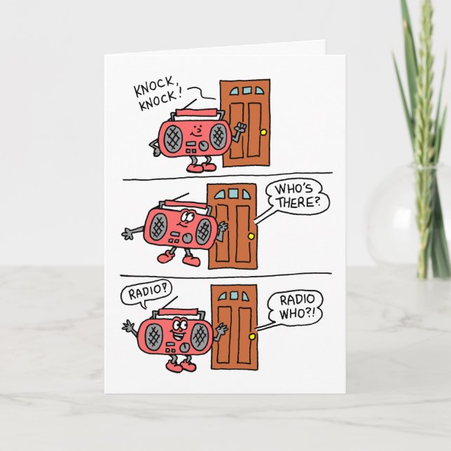 Knock Knock Radio Not Another Birthday Card (Front)
