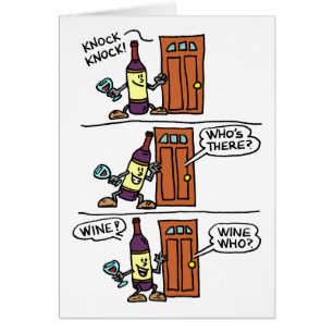Knock Knock Wine Not Celebrate Anniversary